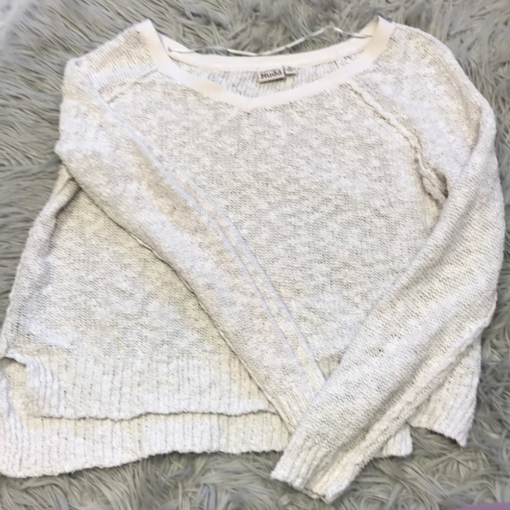 White sweater!